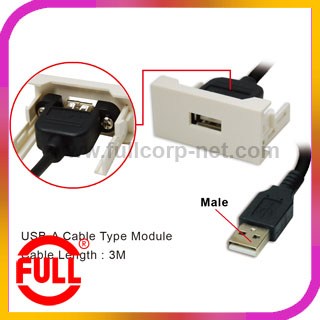 FA-2420-P-USB-A(F M)-3M